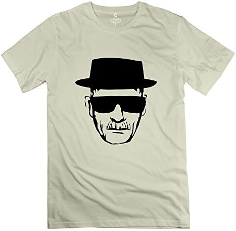 Men's Crew Neck Heisenberg Tee L Natural