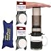 AeroPress Coffee and Espresso Maker with zippered nylon tote bag and an Extra 350 Micro Filters (700 Total)
