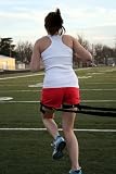 SPEEDSTER Glute Thigh Blaster, HEAVY RESISTANCE CORDS, Quad and Hip Flexor Resistance Trainer with Safety Sleeve Bands