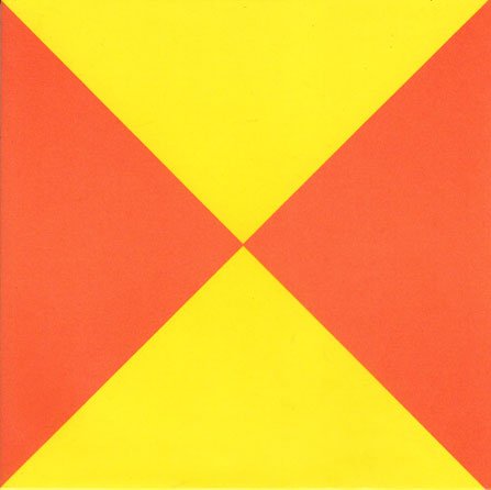 Aitoh Origami Paper 6 in. x 6 in. Two-tone Triangles 36 sheets