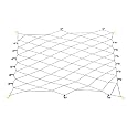 Master Lock 3052DAT Adjustable Pickup Cargo Net with Storage Bag