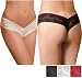 Sexy Lace V Shape Thong Panty in 3 Colors