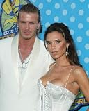 DAVID BECKHAM AND VICTORIA BECKHAM 8X10 COLOR PHOTO
