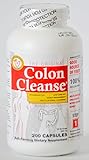 Health Plus The Original Colon Cleanse 200 Capsules Bulk Forming Dietary Supplement