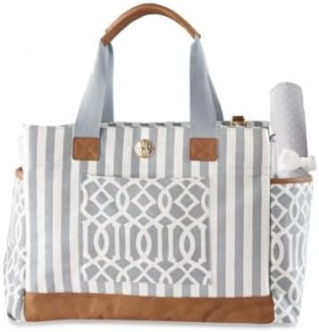 Mud Pie Bigger Bundle Diaper Bag in Grey