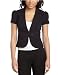 XOXO Junior's Double Waistband Suit Jacket,Black,Small