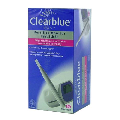 Clearblue Easy Fertility Monitor Test Sticks, 30-Count Box