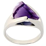 Silver Swarovski Crystal Amethyst Purple February Birthstone Ring Jewelry 7 Size Gift Box Bucasi SALE