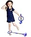 ILNCLUY Skip Ball for Kids, Foldable Ankle Skip Ball Flashing Jumping Ring Colorful Sports Swing Ball, Fitness Fat Burning Jump Rope Game for Boy and Girl