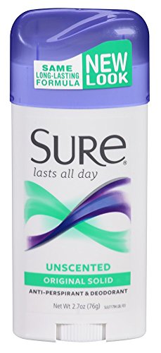 Sure Deodorant 2.7oz Original Solid Unscented
