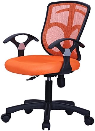 Vieworld Mesh Office Chair, Multi-Position Recline Control (ORANGE)
