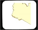Decorated Mouse Pad with Libya, Africa, area