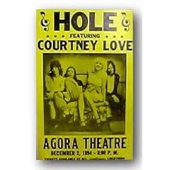 Hole - Courtney Love von Reproduction Concert Poster Kunstdruck