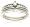 10k White Gold Diamond Bridal Set (1/4 cttw, H-I Color, I3 Clarity), Size 7