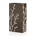 Sitcom Furniture Keiko Branch Medium Square Vase in Brown KEI986