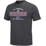 New York Giants Heathered Dark Grey 2011 NFC Conference Champions Classic Charcoal III T-Shirt