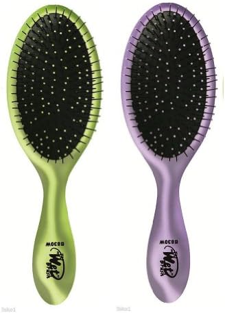 The Wet Brush Metallics Collection 2 Pack , Metallics Green &amp; Purple Value Pack!!
