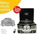 Electronics : Classic 60's retro style music centre Black