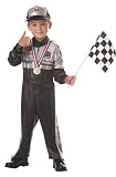 Racer Cute Kids Costume(Large (4-6)-Black/Silver)