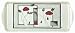 Sandwich Tray - Red Tiffany