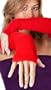 Olive Be Mine Arm Warmers by KD dance, Stretch Knit Fingerless Fingerless Gloves With Thumb Hole, Sexy, Fun, Warm & Fashionable, Made In New York City USA