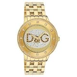D&G Dolce and Gabbana Gold Plated Bracelet Watch by Dolce & Gabbana
