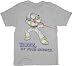 Toy Story Buzz Lightyear At Your Service Silver Adult T-shirt Tee