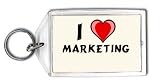 I love Marketing Keychain