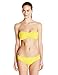 La Blanca Women's Solid Halter Bandeau Bikini Top