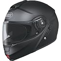 Shoei Solid Neotec Modular Motorcycle Helmet - Matte Black / X-Large