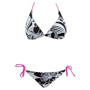 Buy 1335SM Triangle Bikini Set Hawiian Pink Trim