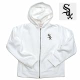 Chicago White Sox MLB Girls Lucky Full Zip Hooded Jacket (White)