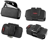 AUTHENTIC CELLET BLACK FUSION CASE POUCH (with Belt Clip) for Pantech PN-820 / Samsung A640, A650, X495, X497, P777, P738, P735, D500, A670, i600, X427M, E317, E105, E315, V1660, A760, A740, A930, A600, ZX20 / Sanyo RL2500, RL7300, PM8200, VM4500, 7400 / Motorola A630, E380, V710, V180, V220, V400, V551, V557, V365, V190, MPX220, V300, V600, W315 / Nextel i830, i860,i850, i760, i836 / Nokia 6101, 6102, 6103 / LG VX6000, VX4500, VX7000, VX8300, VX