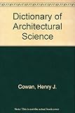 Dictionary of architectural science