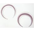 Glass Pincher Clear with Pink 8g - Sold as Individual