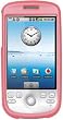 Amzer Snap On Crystal Hard Case For HTC Magic G2 - Rubberized Baby Pink