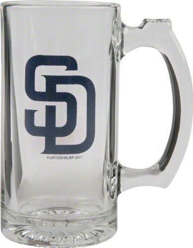 San Diego Padres Logo Glass Tankard