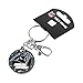 Aminco NFL Carolina Panthers Impact Metal Key Ring Clip Keychain Silver