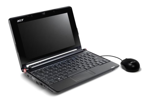 Acer Aspire One AOA150-1555 8.9-Inch Onyx Black Netbook - 2.5 Hour Battery Life