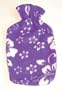 Orchid Fleece Covered Hot Water Bottle-LAVENDER- Made in Germany
