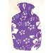 Orchid Fleece Covered Hot Water Bottle-LAVENDER- Made in Germany