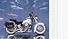 Harley Davidson Classic Motorcycle Art Poster Print - 20 X 16