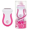 Clio Designs Model - 3870 Palmperfect Power Rechargeable Shaver for Women, Magenta/White