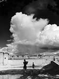 Monsoon Clouds Over the Houses of Gyantse, Tibet Photographic Poster Print, 24x32