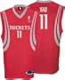 Yao Ming Red Reebok NBA Replica Houston Rockets Jersey