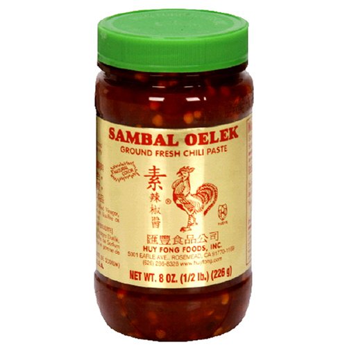 Huy Fong Sambal Oelek, Chili Paste, 8-Ounce Container (Pack of 8) by Chili Pastes