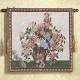 IMAGE OF Floral Vase Wall Hanging Tapestry
