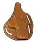 BLACKHAWK! 3-Slot Pancake Leather Brown Concealment Holster, (Size 18 ), Right Hand