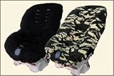Reversible Toddler Car Seat Cover - Green Camo - Cuter Than A Ducks Butt
