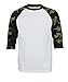Proclub Men's 3/4 sleeve baseball shirt